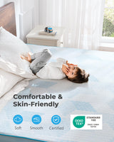 PERLECARE Medium Firm Mattress Topper Twin - 3 Inch Cooling Memory Foam Bed Topper for Pressure Relief, Soft and Supportive, Non-Slip and Washable Cover, CertiPUR-US Certified PERLECARE