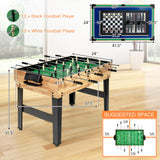 GYMAX Multi Game Table, 10 in 1 Combo Game Table w/Foosball Table, Hockey, Pool Table, Ping Pong, Shuffleboard, Bowling & 4 Board Games, Game Tables for Game Room, Home, Family GYMAX