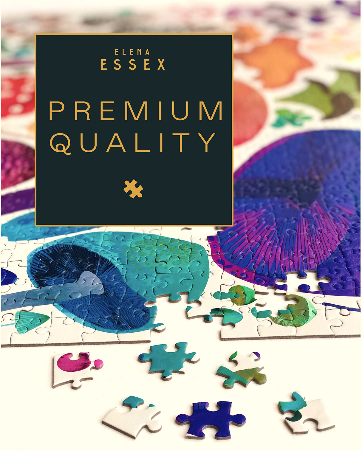 Elena Essex 1000 Piece Puzzle for Adults - Woodland Magic | Jigsaw Puzzles 1000 Pieces | Mushroom Toadstool Nature Wildlife Puzzle | 28x20inches Elena Essex