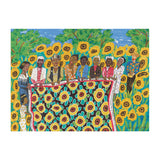 Galison Faith Ringgold The Sunflower Quilting Bee at Arles Puzzle, 1000 Pieces, 27” x 20” – Difficult Jigsaw Puzzle with Stunning & Colorful Artwork – Thick, Sturdy Pieces, Challenging Family Activity Galison