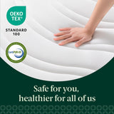 ZINUS 6 Inch Spring Sensation Hybrid Mattress [New Version], Medium Firm Feel, Fiberglass Free, Youth and Guest Bedroom, Mattress in A Box, Twin Zinus