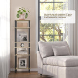 TUTOTAK Set of 2 End Table, Side Table, Nightstand, 3-Tier Storage Shelf, Couch Table for Small Space TB01BO0492 TUTOTAK