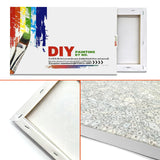 JOOZ Mountain Paint by Numbers Kit for Adults with Frame, DIY Moon Landscape Paint by Number with Easel, Adult Paint by Number Kits Framed Canvas for Home Wall Decor 8 x 12 Inch JOOZ