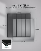 ATOMSTACK A24 PRO 24W (Basic), with Laser Engraver & B3 Enclosure & F4 Honeycomb Laser Bed, 600mm/s,24W Output Power Laser Cutter, for Wood Metal Acrylic Craft ATOMSTACK