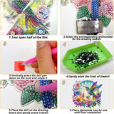 VNRGG Hummingbird Diamond Art suncatcher,DIY Special Shape Hanging Diamond Art,Suitable for Sparkling Garden, Window Wall Decoration Painting,Box Set. VNRGG
