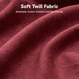 OKUP Power Lift Recliner Chair with Massage and Heat for Elderly, Electric Recliner Chairs for Adults with Side Pocket Remote Control, Infinite Position, Fabric (Burgundy) OKUP