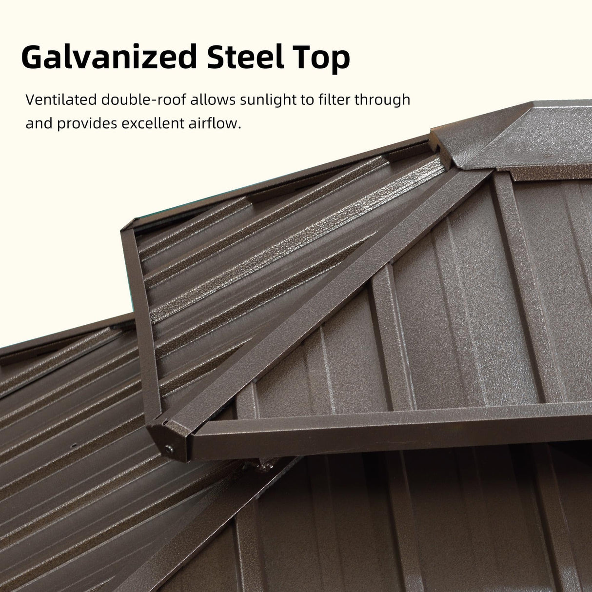 PURPLE LEAF Hardtop Gazebo 10' X 13' Outdoor Pavilion Metal Roof with Netting and Curtains Backyard Deck Garden Outside Permanent Heavy Duty Patio Aluminum Canopy PURPLE LEAF