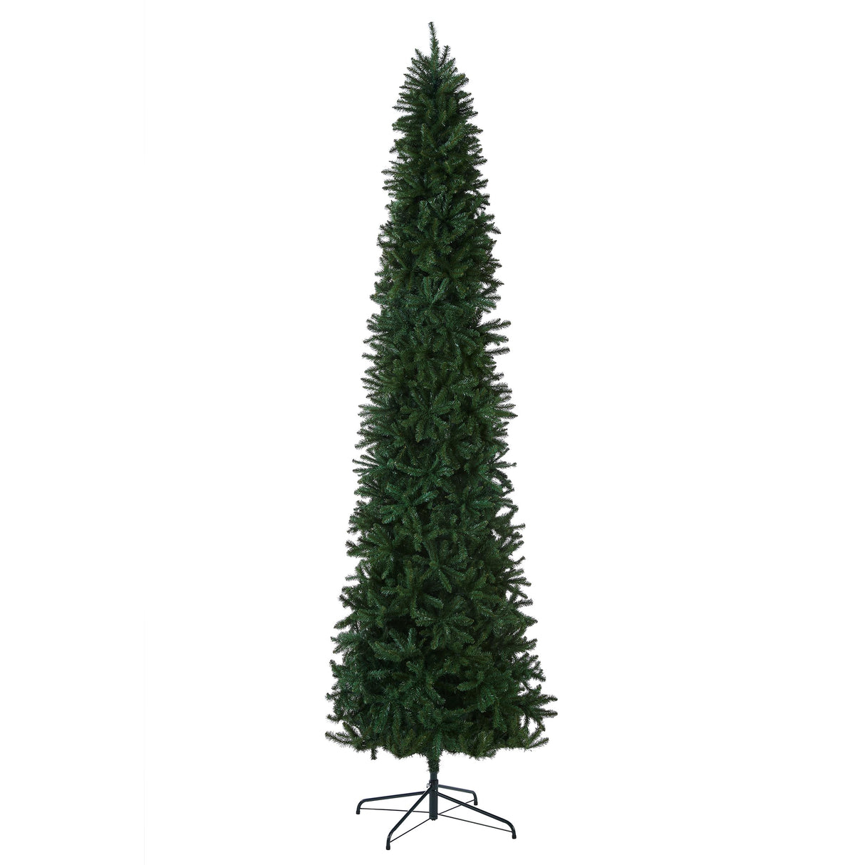 National Tree Company Artificial Slim Christmas Tree, Green, Kingswood Fir, Includes Stand, 14 Feet National Tree Company