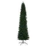 National Tree Company Artificial Slim Christmas Tree, Green, Kingswood Fir, Includes Stand, 14 Feet National Tree Company
