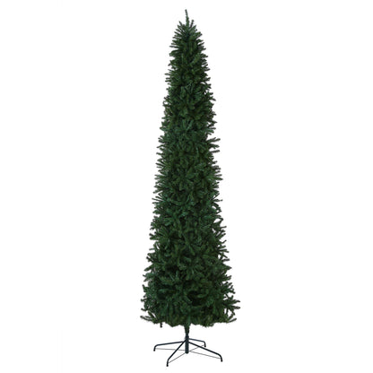 National Tree Company Artificial Slim Christmas Tree, Green, Kingswood Fir, Includes Stand, 14 Feet