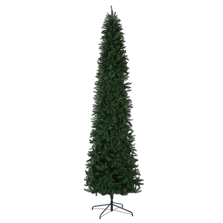National Tree Company Artificial Slim Christmas Tree, Green, Kingswood Fir, Includes Stand, 14 Feet National Tree Company