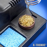 The Original X-Tronic 3020-XTS • 75W Soldering Iron Station • LED • 2 Helping Hands • Roll of Solder • Brass Sponge w/Cleaning Flux • Wet Sponge • °C/°F Conversion Switch • 10 Minute Sleep Feature! X-TRONIC