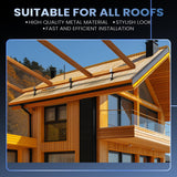 Pergola Roof Riser 3Pack Black Saddle 304 Stainless Steel Adjustable Angle Pergola Roof Riser Brackets for Patio Cover Wood Patio Pergola lunacme