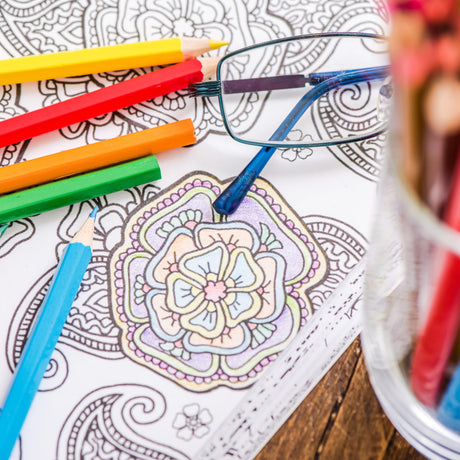 Leisure Arts The Best Of Color Art For Everyone Adult Coloring Book For Women And Men, 8.5" X 10.75" - Over 90 Designs - Stress Relieving Adult Coloring Books LEISURE ARTS