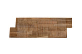 WoodyWalls 3D Wall Panels | Wood Planks are Made from 100% Teak | Each Wood Panel is Handmade and Unique | Premium Set of 10 3D Wall Decor Panels | DIY Wood Panels (9.5 sq.ft. per Box) Natural Teak Woody Walls