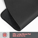 Legooin Electric Standing Desk, 55 x 24 in Adjustable Height Sit Stand up Desk, Sit Stand Home Office Computer Desk with Oversized Mouse Pad(Brown) Legooin