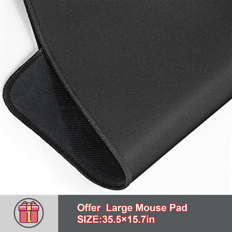Legooin Electric Standing Desk, 55 x 24 in Adjustable Height Sit Stand up Desk, Sit Stand Home Office Computer Desk with Oversized Mouse Pad(Brown) Legooin