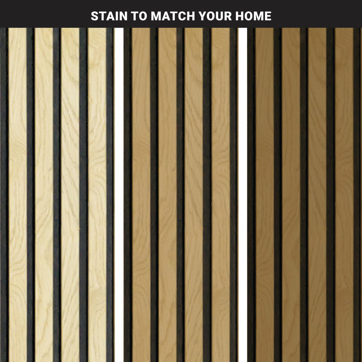 Wood Panels for Wall - Oak Acoustic Wall Panels - 4PK Wall Wood Panels - 94.49” x 12 - Soundproof Wood Wall Panels for Decor - Acoustic Slat Wood Wall Panels for Interior Decoration of Walls ZETY HOME