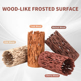 FOVFO Wood 3D Printer Filament Bundle, Wood PLA Filament 1.75mm Bundle, Wood Filament More Than 30% Real Wood Fiber, Walnut, Oak, Cherry, Teak, 250g X 4 Pack FOVFO