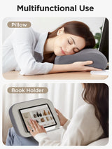 InnoGear Lap Beanbag Pillow Stands Book Holder, Hands-Free Tablets Mount Holder Cozy for Reading in Bed Desktop Accessories for iPad Kindle Books E-Reader InnoGear