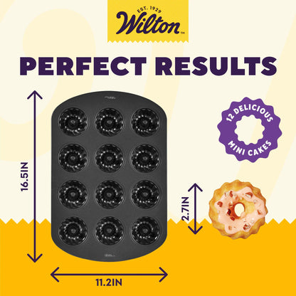 Wilton Non-Stick Mini Fluted Tube Cake Pan