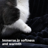 CAODOC 104" Cloud Sectional Couch with Comfy Chaise, Boneless L Shape Sofa with Deep Seat, Minimalist Modular Couches Sleeper for Living Room Bedroom Apartment Lounge,Black CAODOC