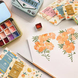 Watercolor Paper Pad, 30 Sheets, A5 (8.3 x 5.8"), 100% Cotton Paper, Glue Bound, 140LB/300GSM Cold Pressed Water Color Paper for Watercolor Drawing, Mixed Media, Art Journaling (8.3 x 5.8 Inch) DHAIQC