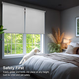 CHICOLOGY Roller Window Shades , Window Blinds , Window Shades for Home , Roller Shades , Window Treatments , Window Blinds Cordless , Door Blinds , Byssus White (Blackout), 30"W X 72"H CHICOLOGY