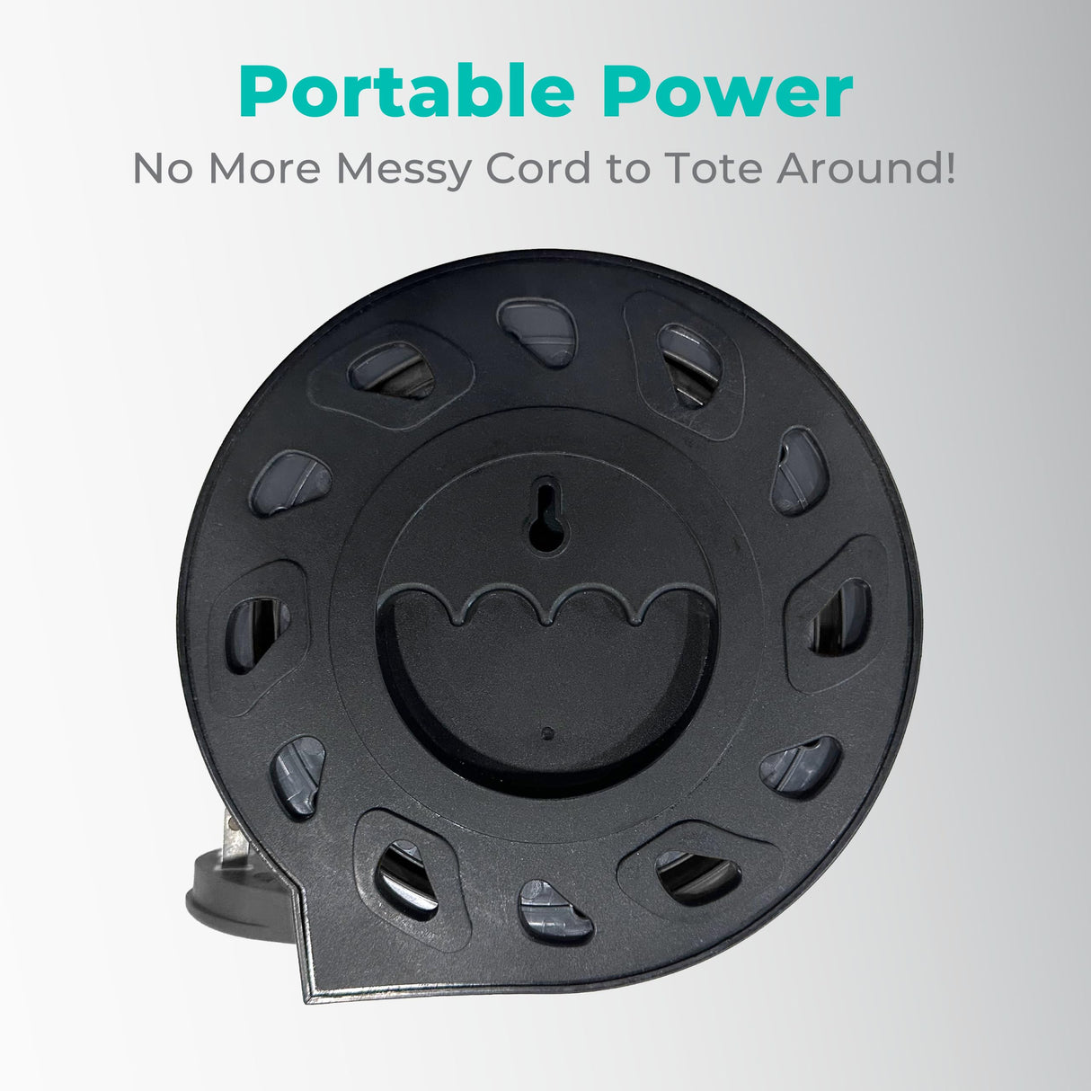 KMC 5-Outlet USB-C PD Surge Twist Retractable Power Strip Cord Reel, 2 USB-A & 1 USB-C Power Delivery, 735J Surge Protector, 8ft Retractable Extension Cord, 3-Prong Flat Plug, UL/ETL Certified, Gray KMC