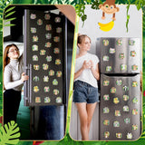 Xuhal 30 Pcs Jungle Animal Diamond Painting Magnets Safari Animal Diamond Art Magnets Kits for Adults Zoo Woodland 5D Rhinestone Refrigerator Magnetic Sticker for DIY Crafts Fridge Wildlife Gifts Xuhal