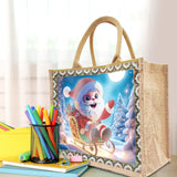 yzARTche Diamond Art Painting Handbag, DIY Diamond Art Christmas Handmade Tote Bag Shoulder Bag -09-Santa Claus yzARTche