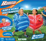 BANZAI: Bump N' Bounce Body Bumpers, A Game of Bumping & Bopping, 2 Bumpers Included in Red & Blue, Fun & Safe Cushion Inflatable Surface, For Ages 4 and up BANZAI