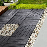 76-Pack Interlocking Deck Tiles - 11.42"x11.42" Dark Gray Polypropylene Flooring, 68.80 Sq.Ft Waterproof & Moisture-Proof Outdoor Patio Tiles, Easy Snap-Together Installation! Zjjseloru