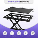 Flying Pig Ultimate Heavy Duty Dog Grooming Table – Hydraulic Lift, Adjustable Height, Non-Slip Surface, Professional Dog & Cat Grooming Arm, Stable & Safe Design for Home and Salon Use -Black Flying Pig Grooming