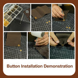 Runfider 588PCS Leather Working Tool Set, professional tools for leather craft enthusiasts beginners, contains a variety of carving, cutting, punching, sewing and stamping tools to meet all your needs runfider