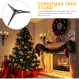 Garneck Christmas Tree Stand 7.5x7.4 Plastic Xmas Tree Base Stand Christmas Tree Legs Samll Xmas Tree Base Stand Holde Replacement Stand Holder Base for Artificial Xmas Christmas Tree Garneck