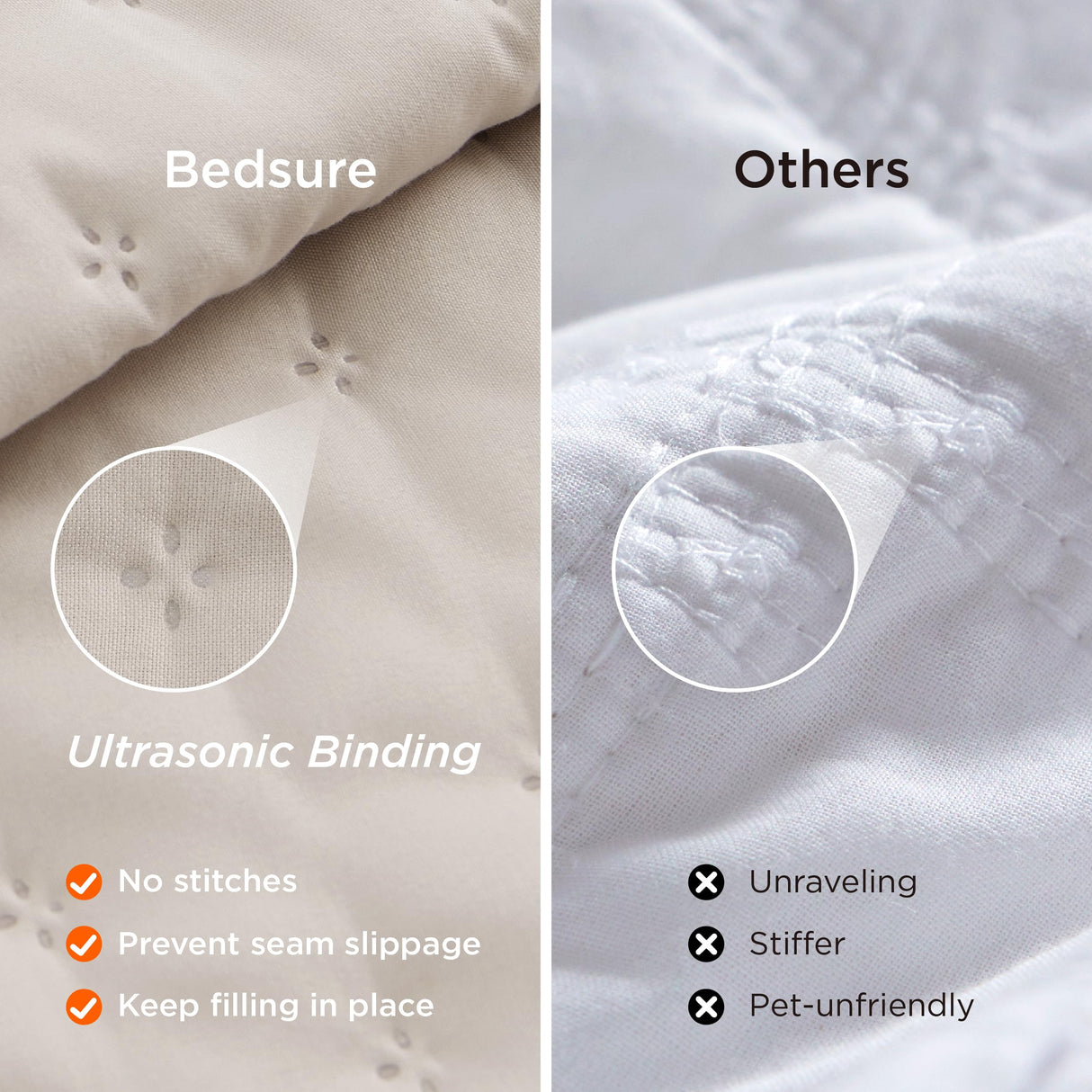 Bedsure Quilts Queen Size - Ultra Soft Queen Quilt Bedding for Modern Farmhouse Bedroom Decor, Lightweight All-Season Comforter, Natural Bedspread Coverlet 90x96 Inch Bedsure