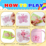 sinceroduct Sparkling 5D Diamond Sticker Kit for All Ages, 64 PCS Cute Animals & Dinosaurs, Eco-Friendly, Reusable & Easy DIY Art for Creative Fun and Learning sinceroduct