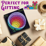 Antelope - 1000 Piece Rainbow Puzzle for Adults, Hue Wormhole Jigsaw Puzzles 1000 Pieces,1000 Piece Round Puzzles, Wormhole Puzzles, High Resolution, Matte Finish, Smooth Edging, No Dust, 3D Puzzle ANTELOPE