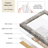 TWING Collage Picture Frames Wall Decor 10 Pack, Gallery Wall Rustic Picture Frame Set for Wall or Tabletop Display, Multi Sizes with Two 8x10, Four 5x7, and Four 4x6 Photo Frames TWING