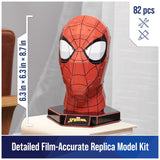4D Build, Marvel Spider-Man 3D Puzzle Model Kit with Stand 82 Pcs | Spider-Man Desk Decor | Building Toys | 3D Puzzles for Adults & Teens 12+ 4D Build