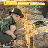 GobiDex Amber Dig Kit-Artificial Insect Resin, Excavate 6 Insects Specimens, STEM Geographic Educational Bugs Toys, Excavation Toys for Fun Bugs Party Favors, Science Kits for Kids Age 6-8 8-12 GobiDex