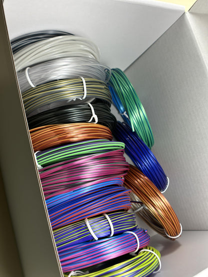 PLA Filament 1.75mm | 3D Printer Pla Filament Bundle | 16 Colors, 10 Dual & 4 Triple Color Silk Shiny PLA 10m, 160m | 1 Luminous Green Fluorescent & 1 PETG High Toughness PLA | 3D Pen Materia - WoodArtSupply