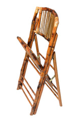 Commercial Seating Products Bamboo Folding Chairs, 4-Pack, Wood Commercial Seating Products