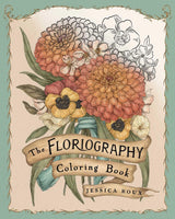 Floriography Coloring Book WoodArtSupply