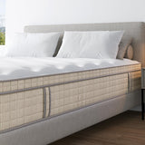 FLEXPEDIC King Size Mattress,14 Inch Memory Foam Hybrid Mattresses in a Box with Individual Pocket Spring,Khaki Medium Firm King Mattress,CertiPUR-US FP FLEXPEDIC