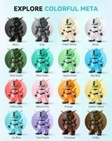 SUNLU High Speed PLA Meta Filament, 1KG PLA 3D Printer Filament 1.75mm, Tougher Neatly Wound 3D Filament, Dimensional Accuracy +/- 0.02 mm, Fits for Most FDM 3D Printers, 1KG Spool(2.2lbs), Black SUNLU