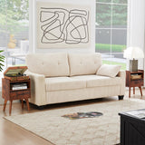 YUFAM Wooden Night Stand,Mid Century Modern Nightstand,Side Tables with Drawers and Open Storage Shelf,Bedside Table with Wood Legs,End Table for Bedroom,Sitting Room and Small Spaces (Brown) YUFAM