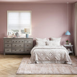 Farmhouse 9 Drawers Dresser for Bedroom, Wood Rustic Wide Chest of Drawers, TV Stand Storage Dressers Organizer for Bedroom, Living Room, Hallway,Gray LGHM