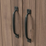 Sauder HomePlus 2-Door Farmhouse Storage Cabinet/Pantry cabinets, Salt Oak Finish Sauder